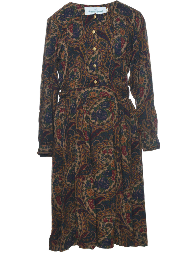 Floral Print Dress - XL