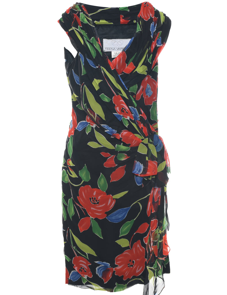 Floral Print Dress - XL
