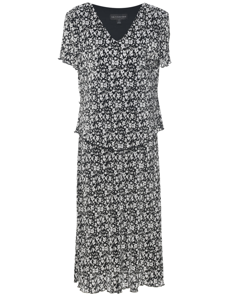 Floral Print Dress - XL