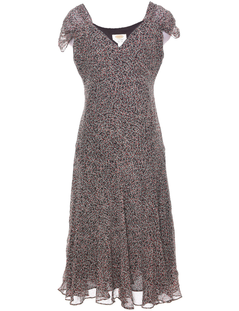 Floral Print Dress - M