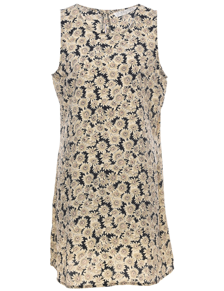 Floral Print Dress - L