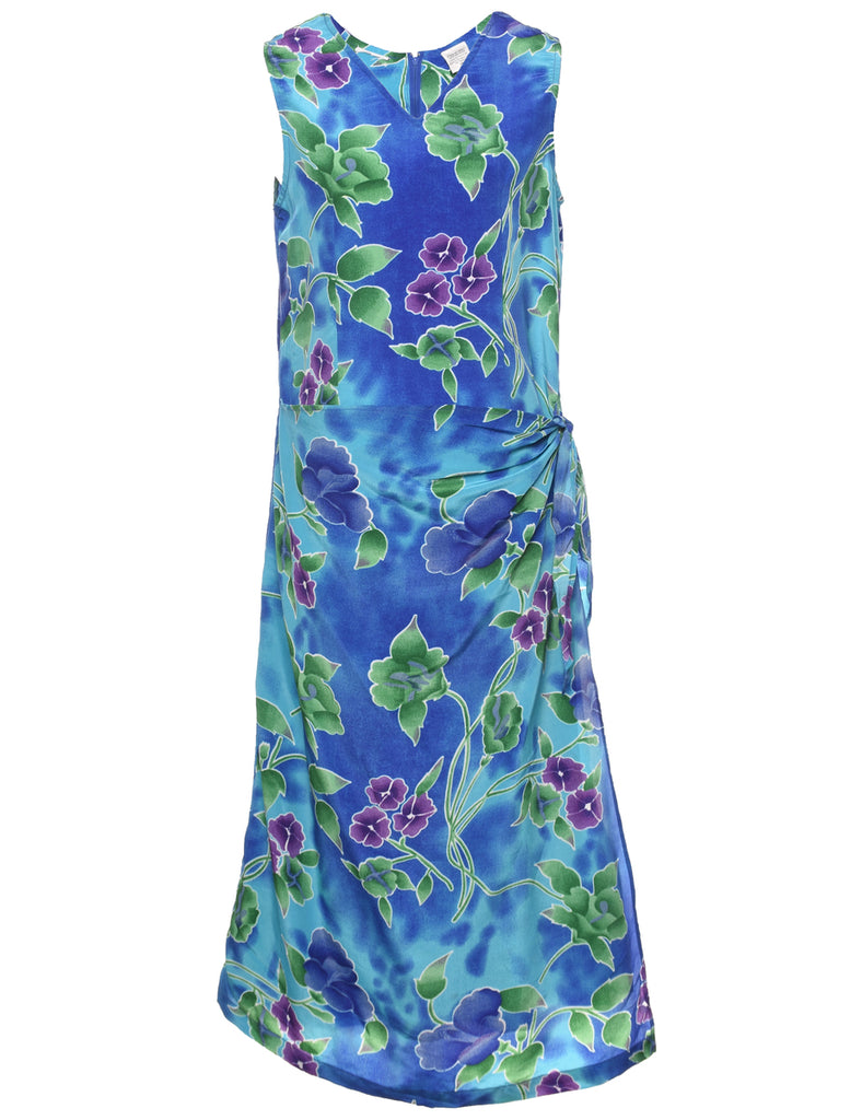 Floral Print Dress - L
