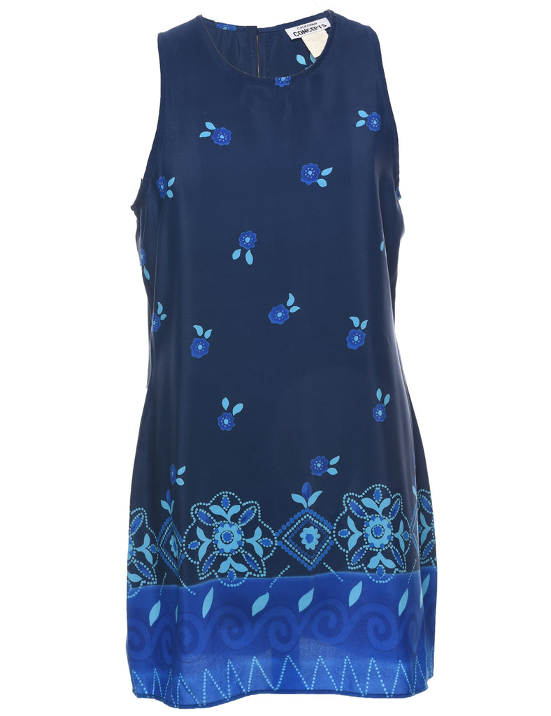 Floral Print Dress - L