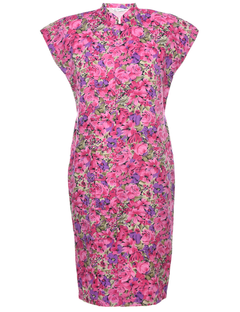 Floral Print Dress - M