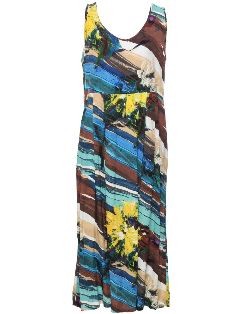 Floral Print Dress - M