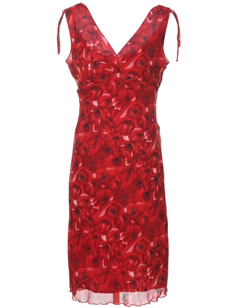Floral Print Dress - M