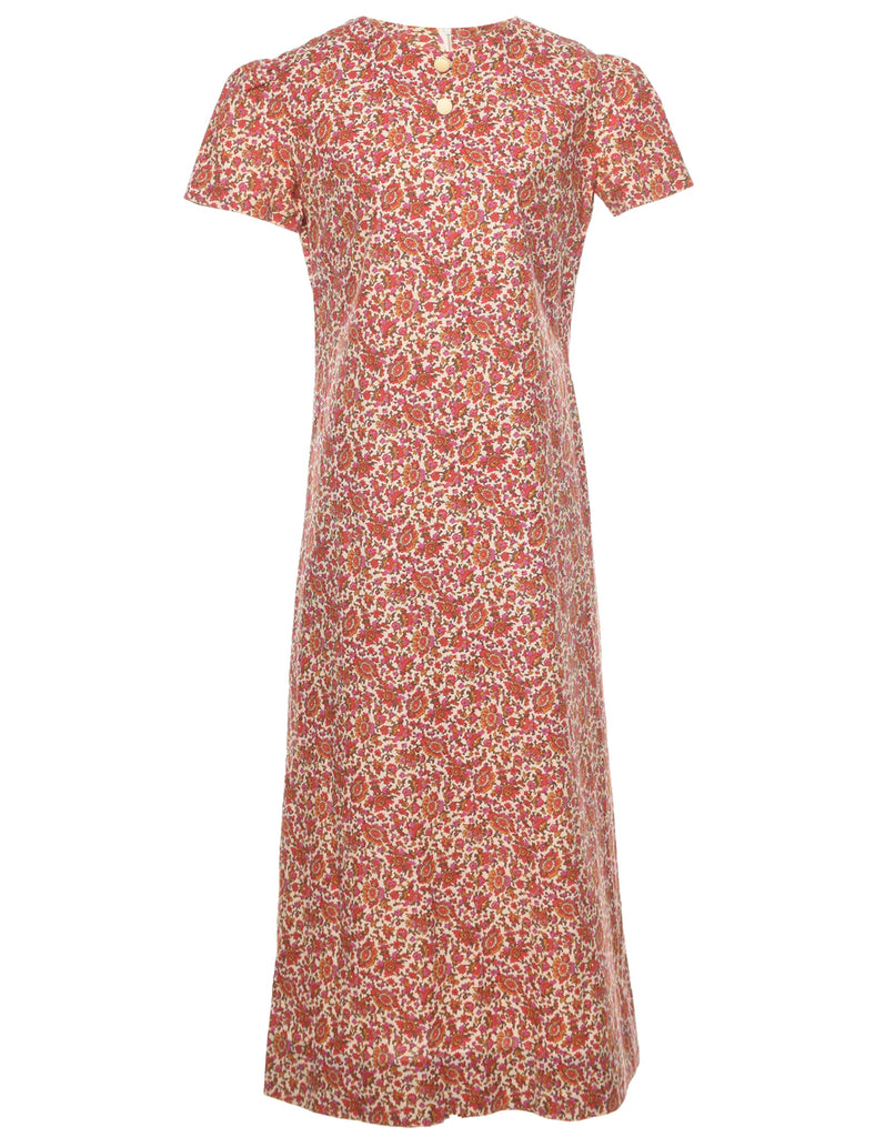 Floral Print Dress - M
