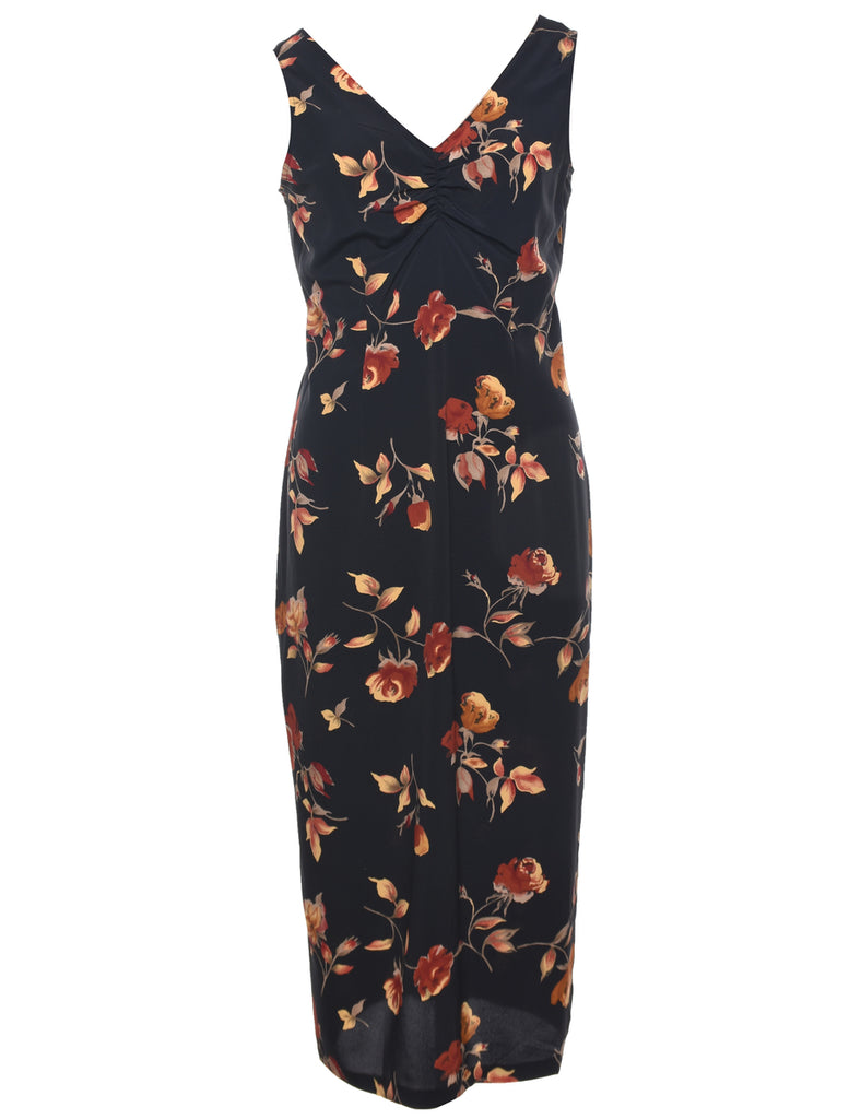 Floral Print Dress - M