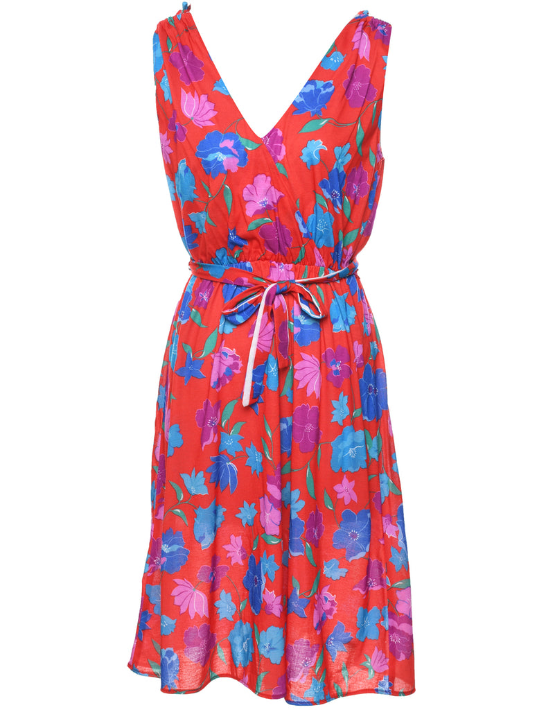 Floral Print Dress - M