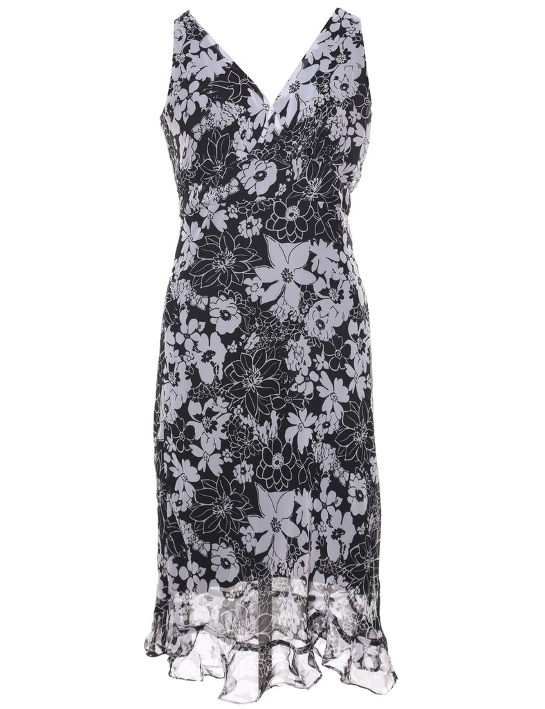 Floral Print Dress - M