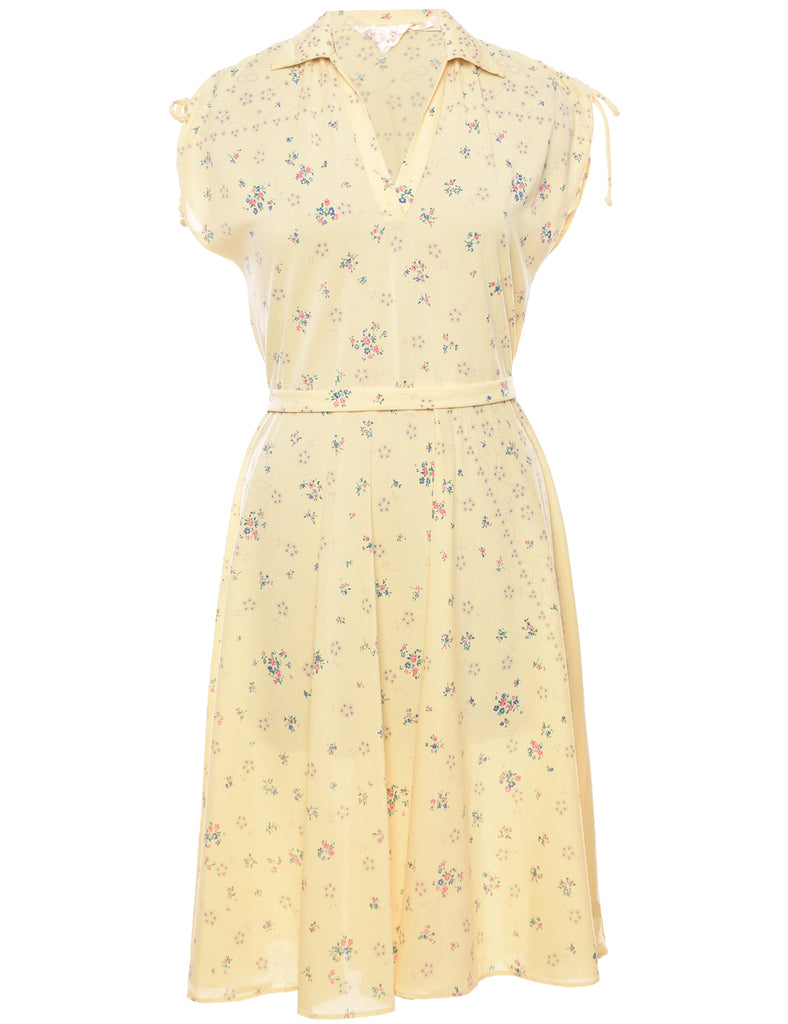 Floral Print Dress - M