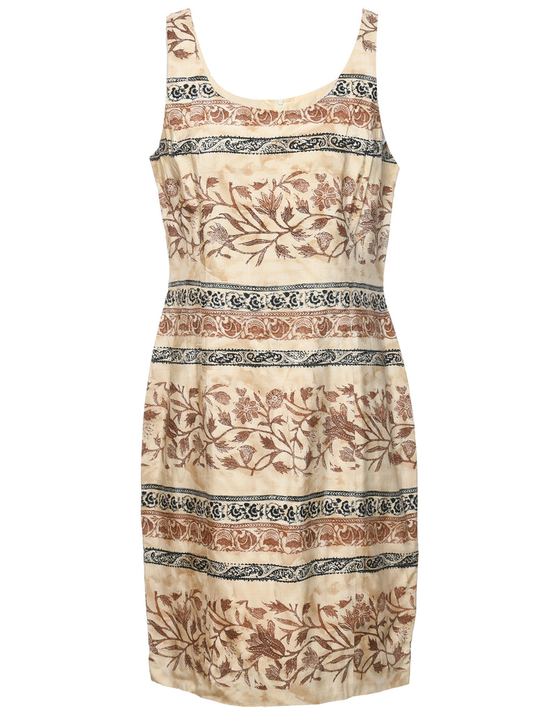 Floral Print Dress - M