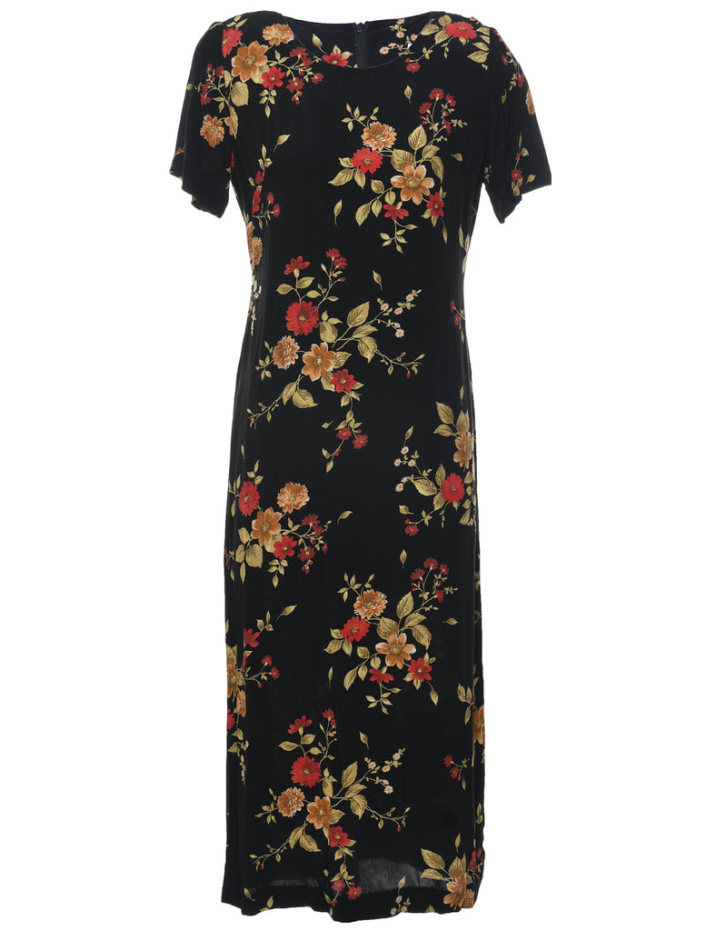 Floral Print Dress - M