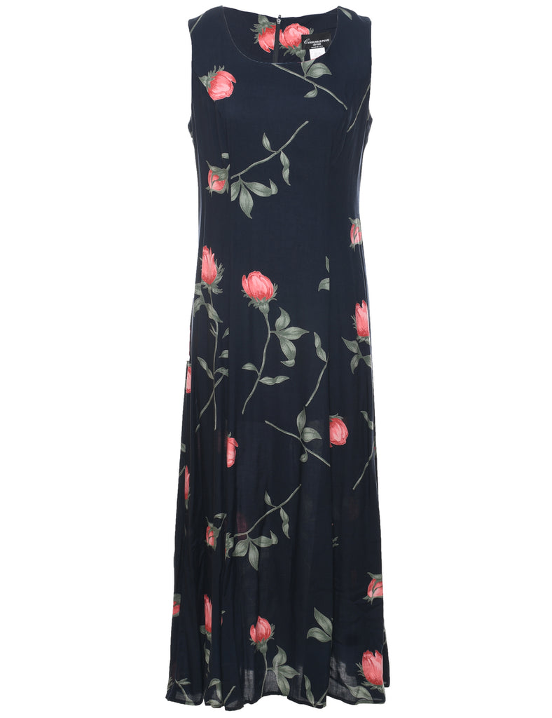 Floral Print Dress - M