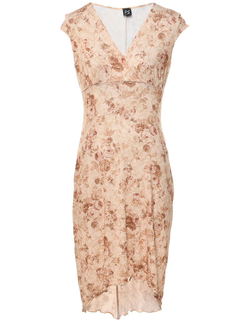 Floral Print Dress - M