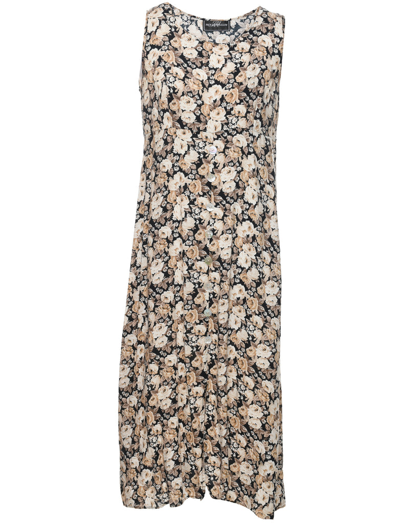 Floral Print Dress - M