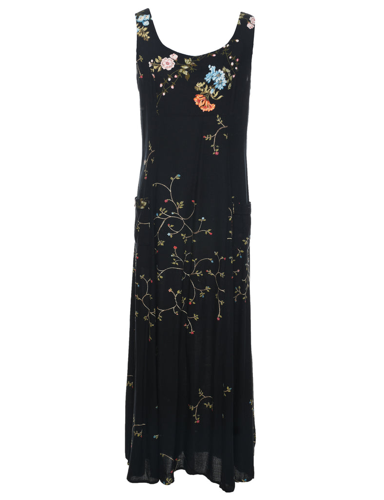 Floral Print Dress - M