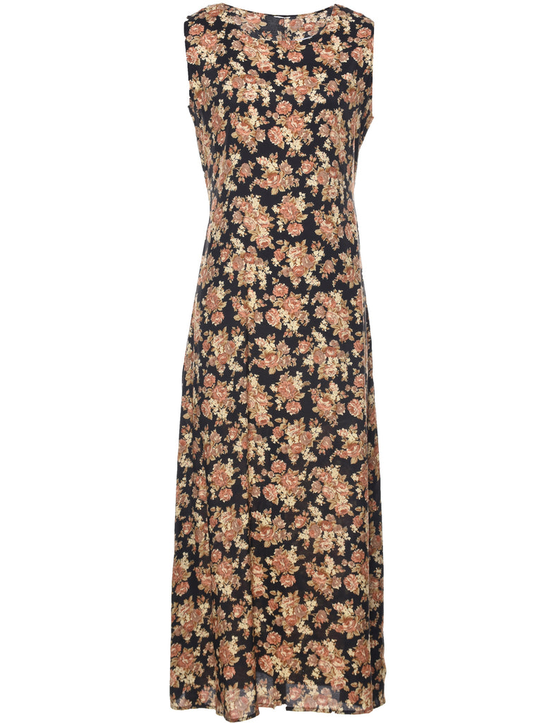 Floral Print Dress - M