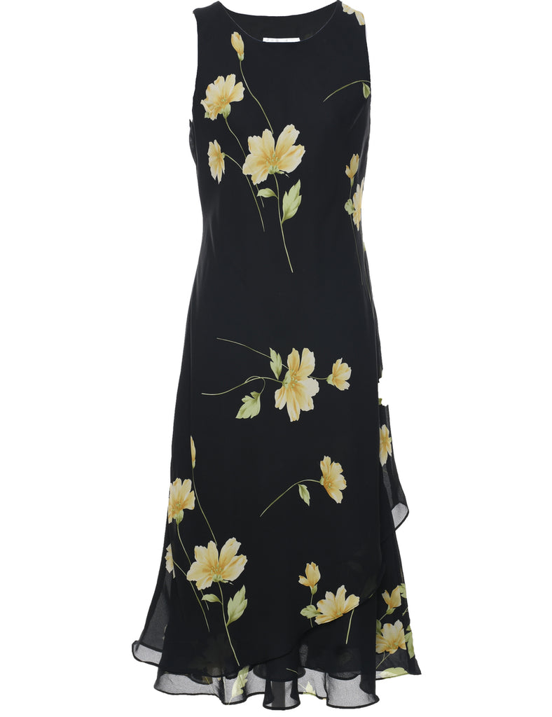 Floral Print Dress - L