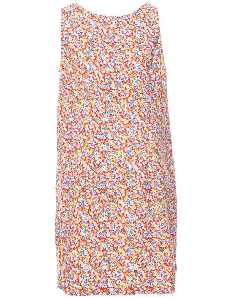 Floral Print Dress - L