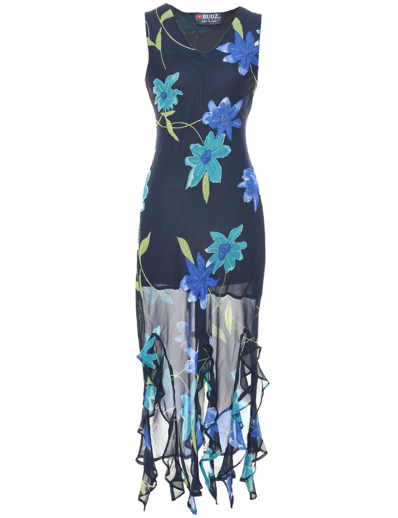 Floral Print Dress - M