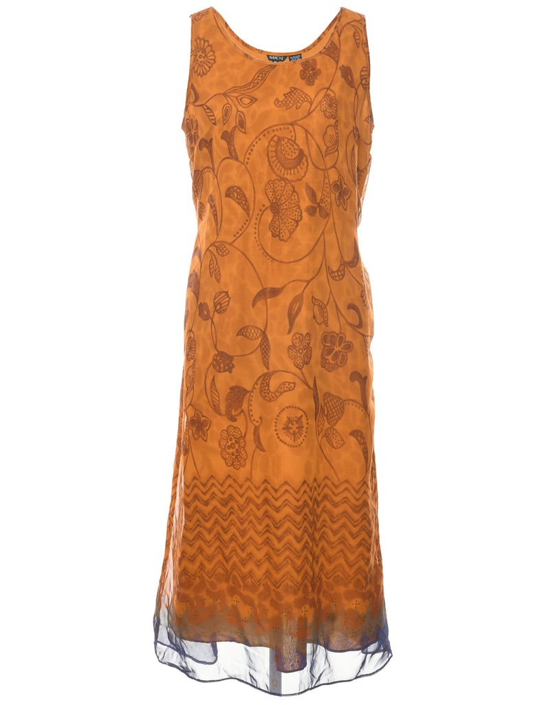 Floral Print Dress - M