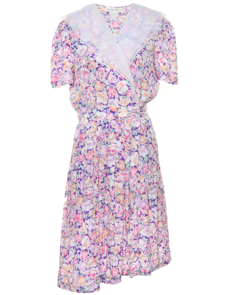 Floral Print Dress - M