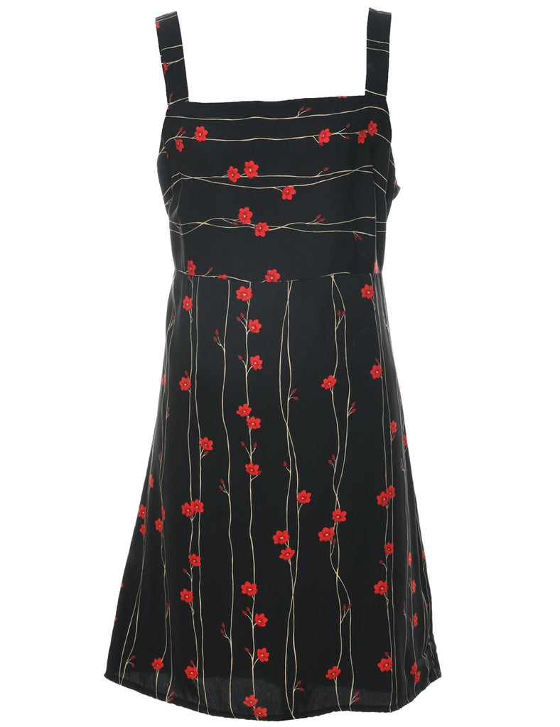 Floral Print Dress - L