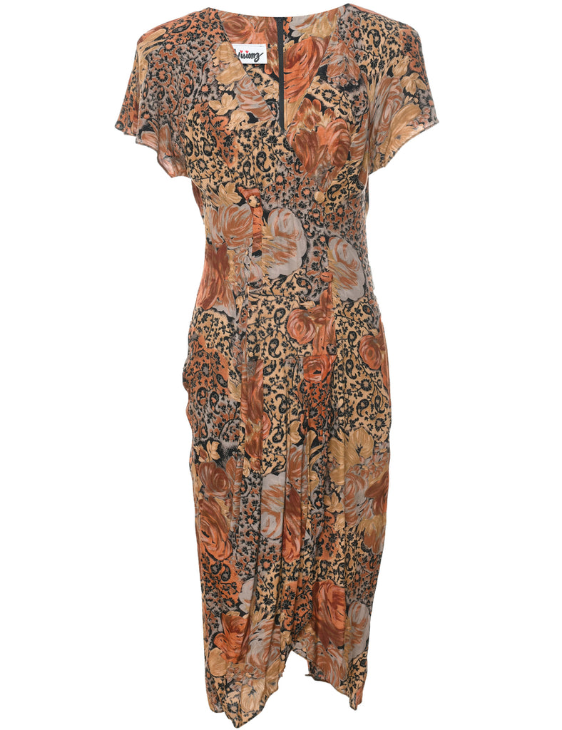 Floral Print Dress - S