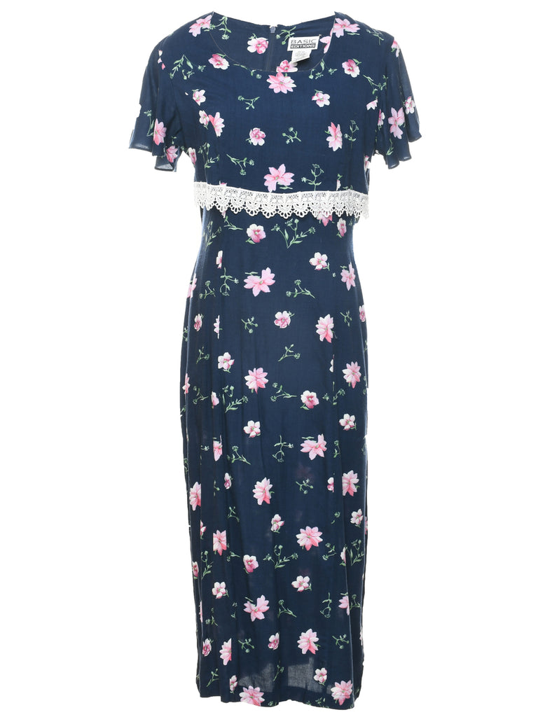 Floral Print Dress - M