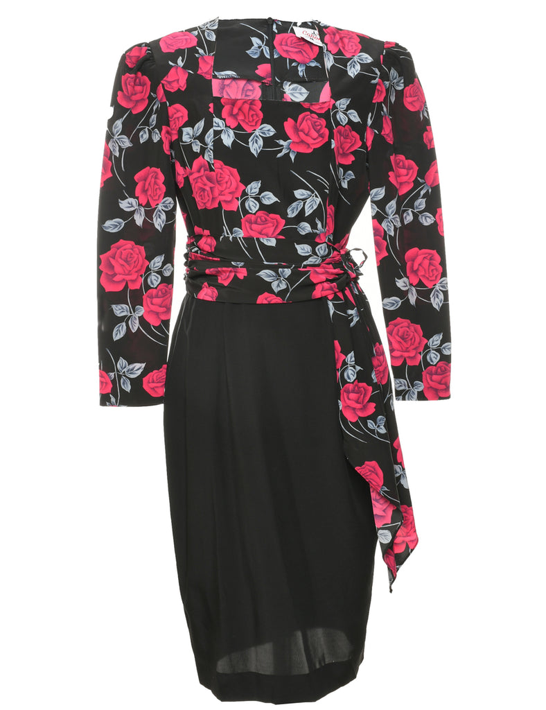 Floral Print Dress - M