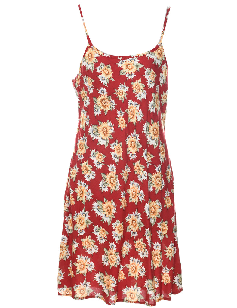 Floral Print Dress - M