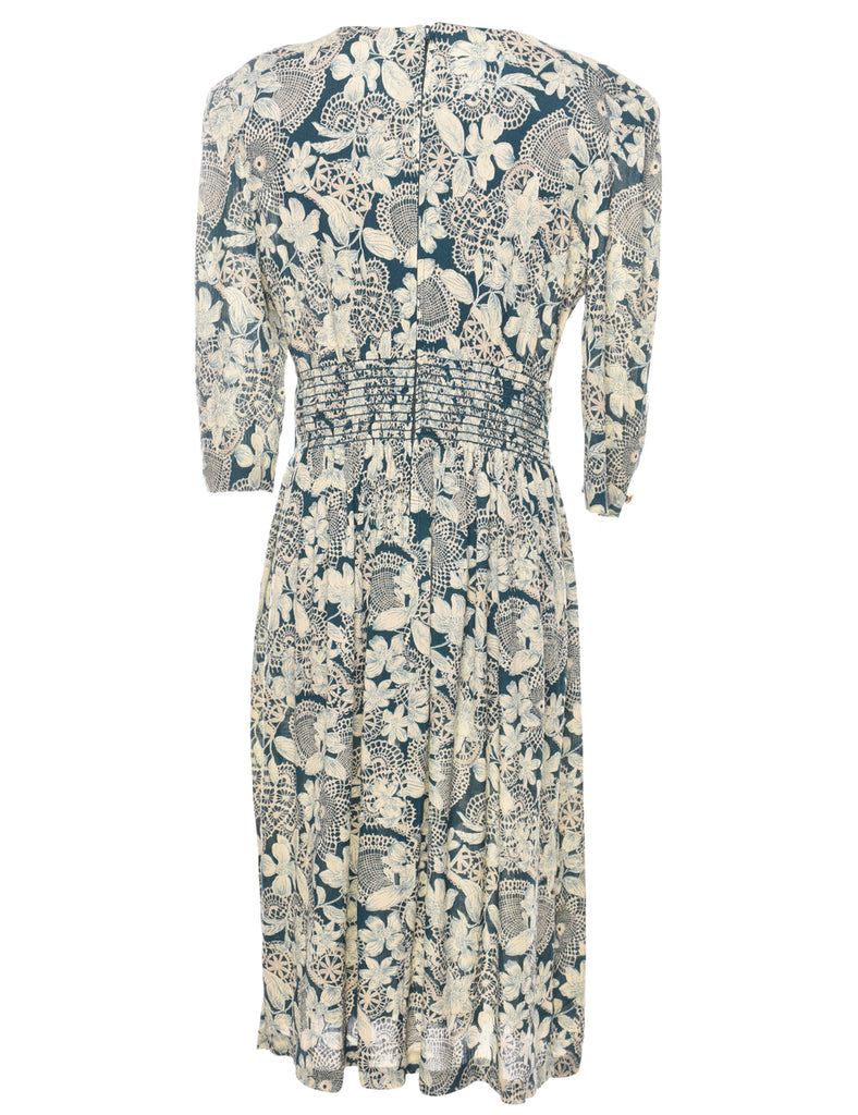 Floral Print Dress - M