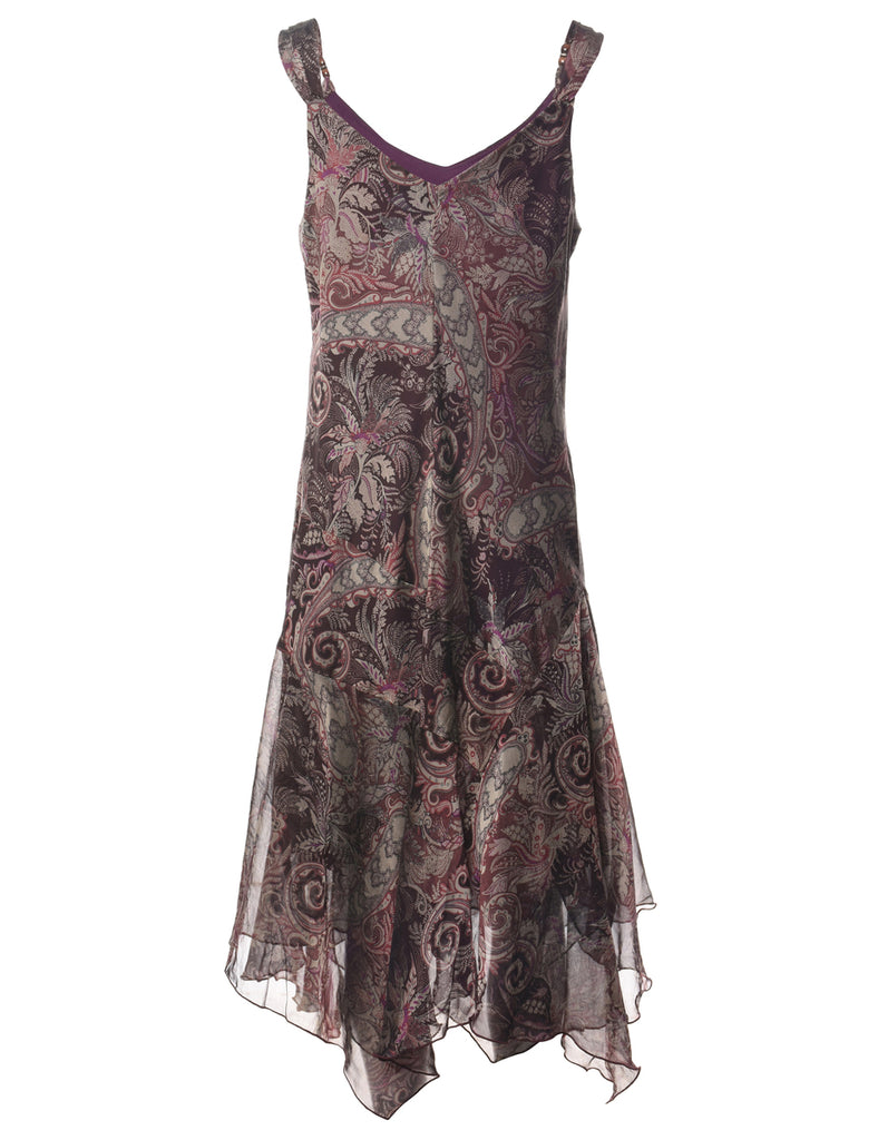 Floral Print Dress - M