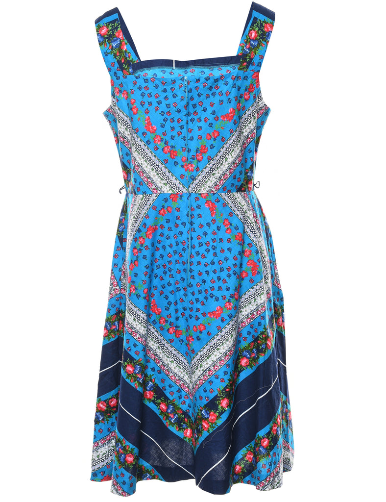 Floral Print Dress - M