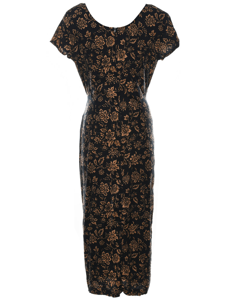 Floral Print Dress - M