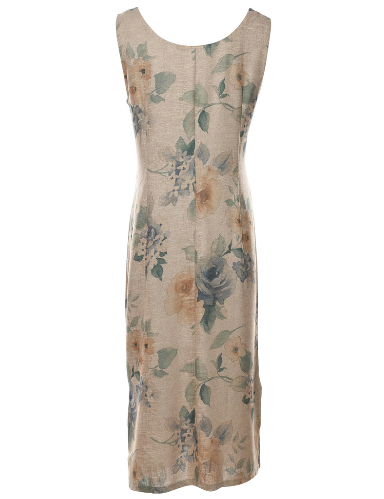 Floral Print Dress - XL
