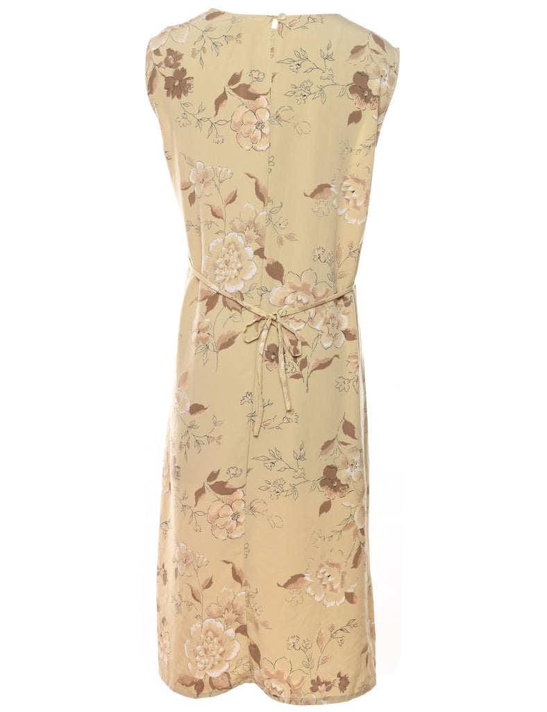 Floral Print Dress - L