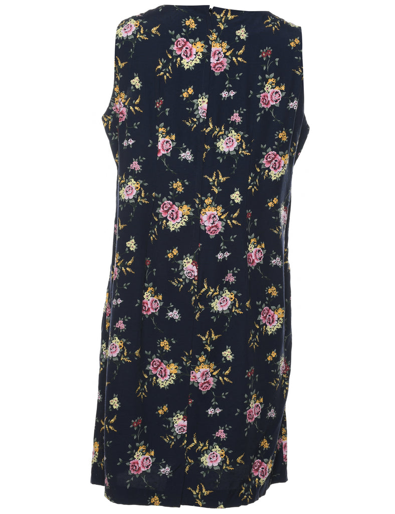 Floral Print Dress - L