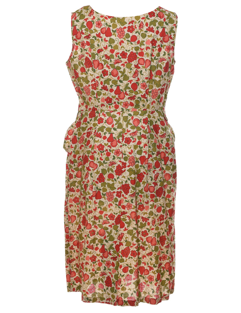 Floral Print Dress - M