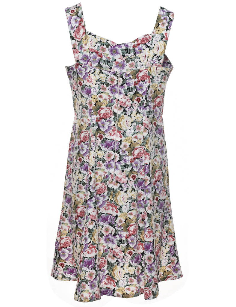 Floral Print Dress - M