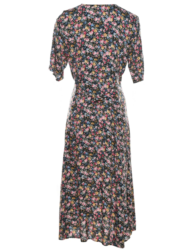 Floral Print Dress - M