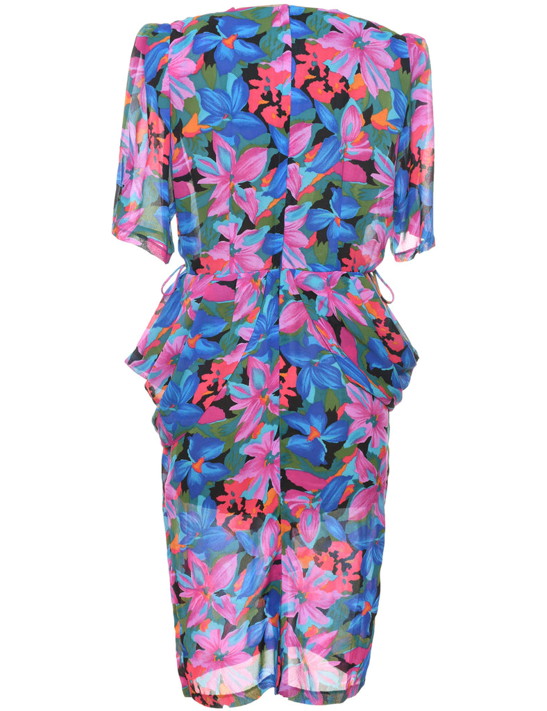 Floral Print Dress - XL