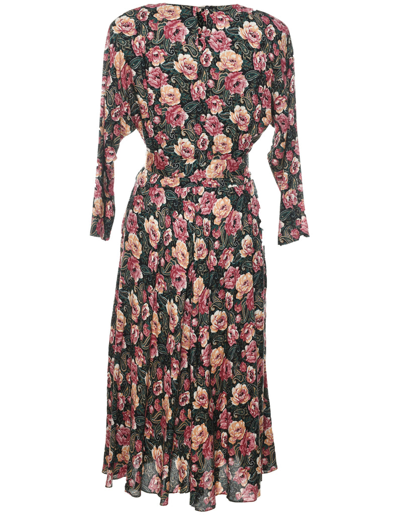 Floral Print Dress - XL