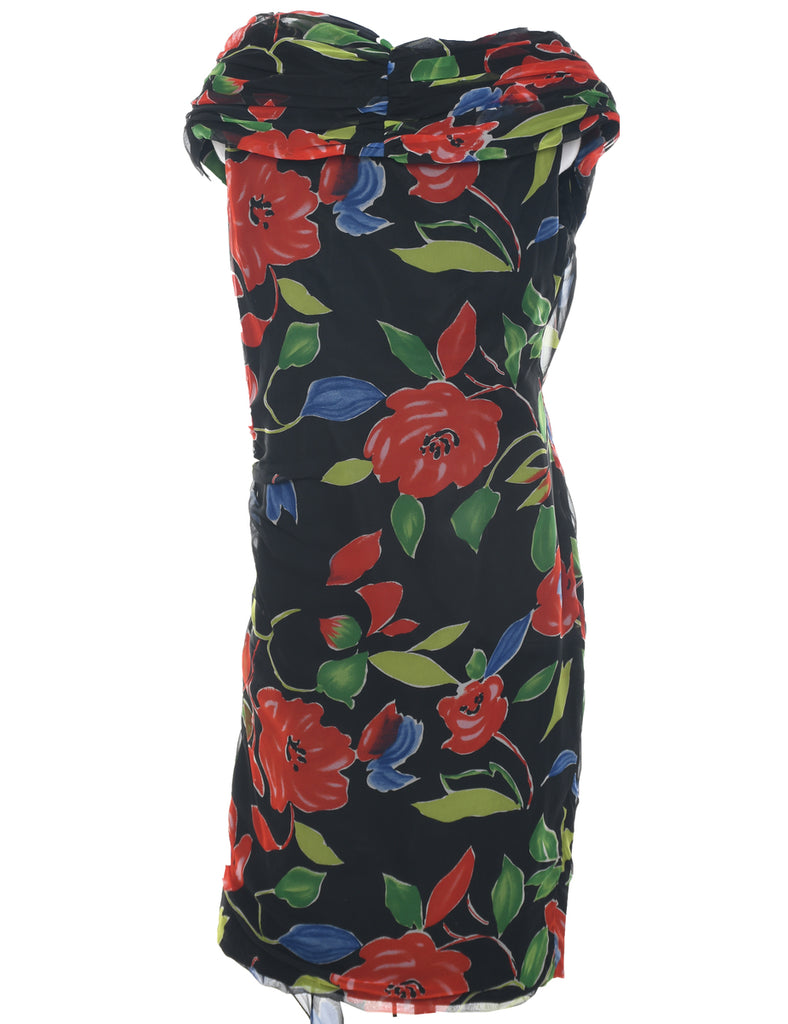 Floral Print Dress - XL