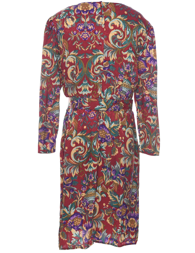 Floral Print Dress - XL