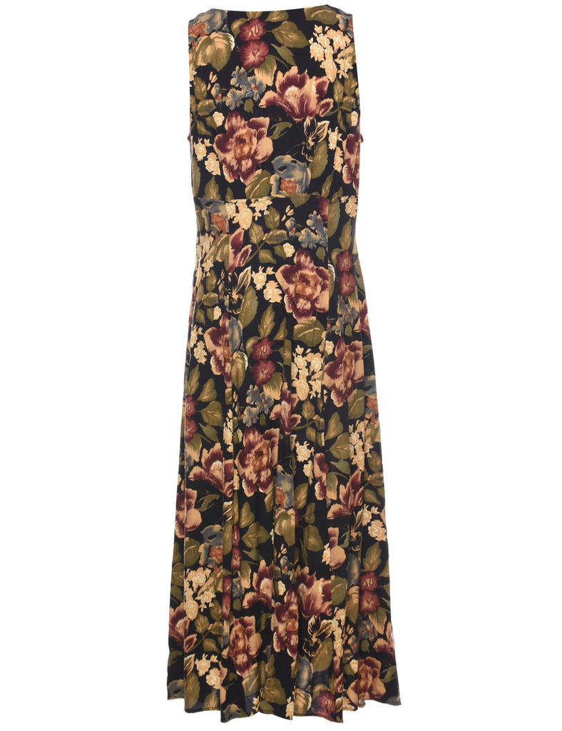 Floral Print Dress - M
