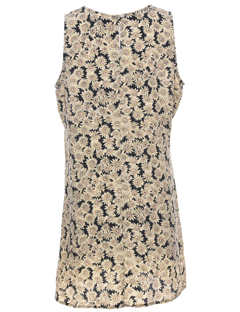 Floral Print Dress - L