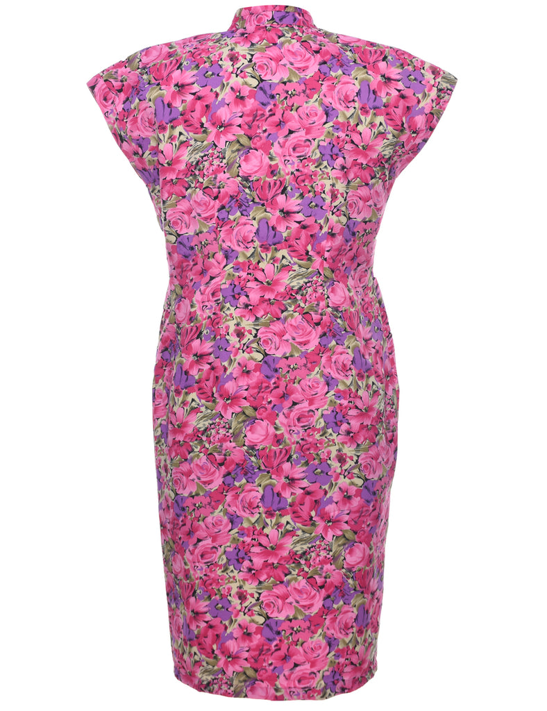 Floral Print Dress - M