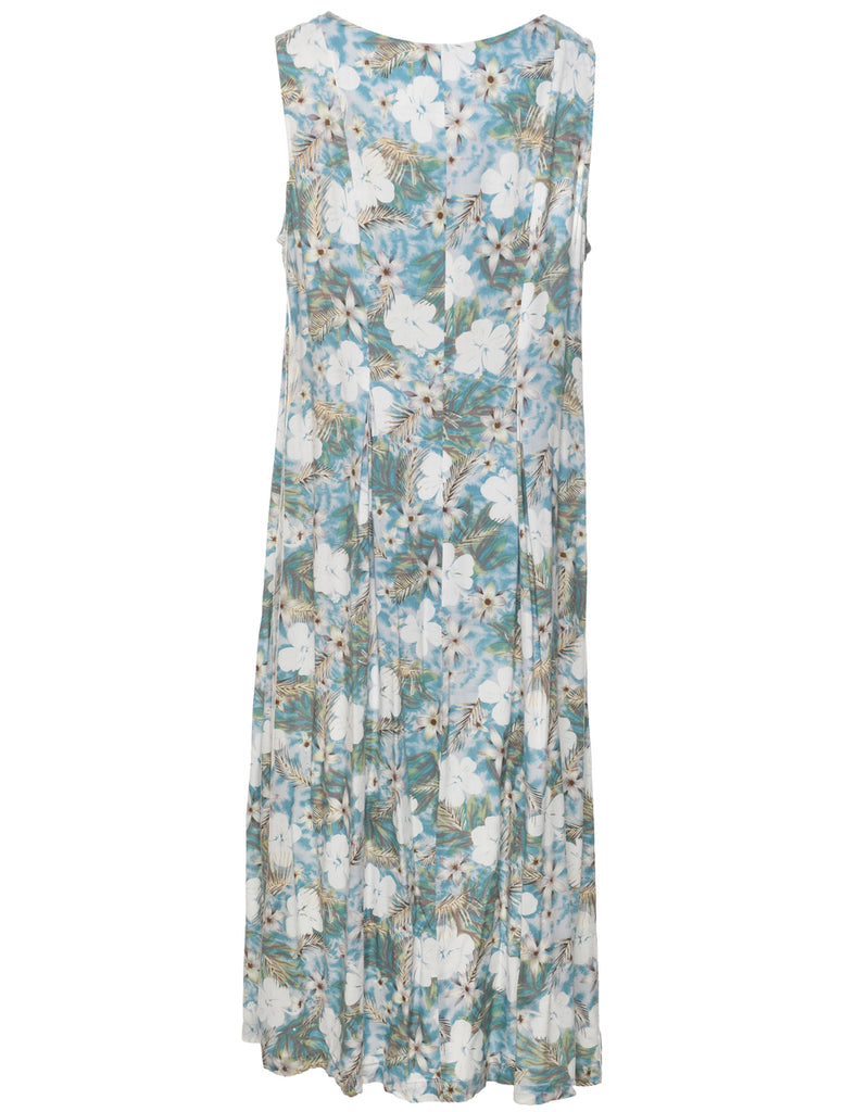 Floral Print Dress - L